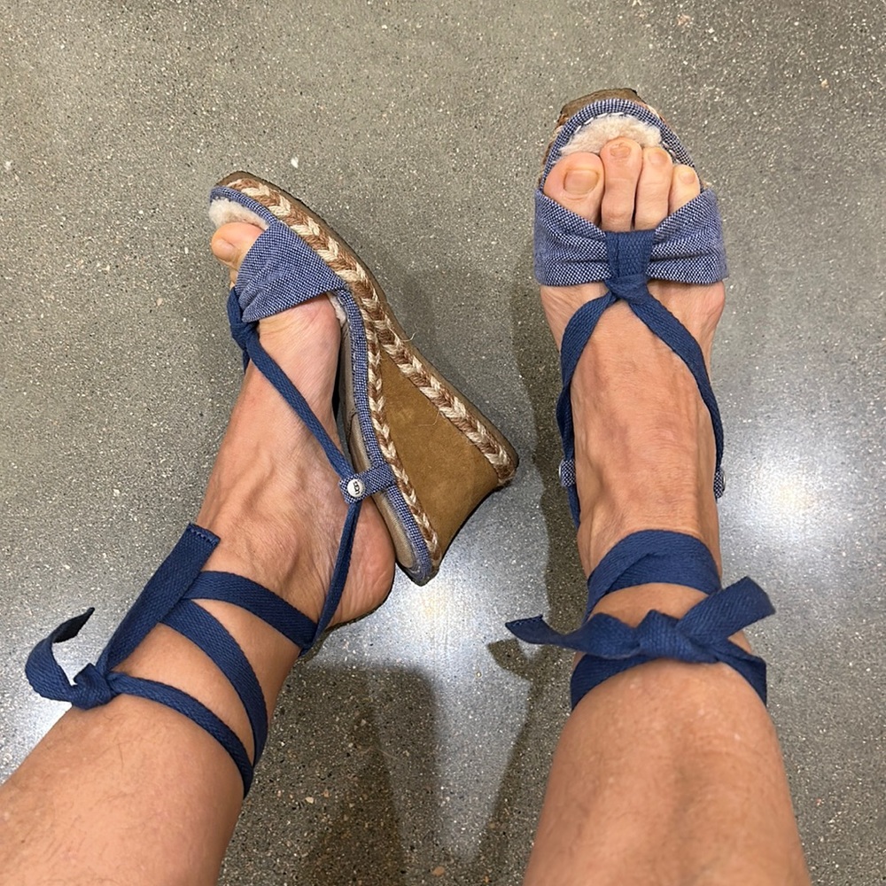 Rare Ugg Espadrille wedge Shoes
